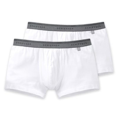Schiesser 95/5 Shorts 2-Pack Wit 155587 | 8511