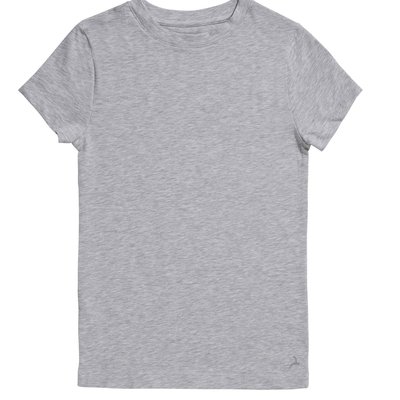 Ten Cate Boys Basic T-shirt Light Grey Melee 30041 | 17498