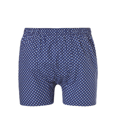 Ten Cate Men Woven Shorts Diamond Blue + Check Green 30232 | 19123