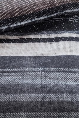 Beddinghouse Flanel Dekbedovertrek Lola Grey 19898