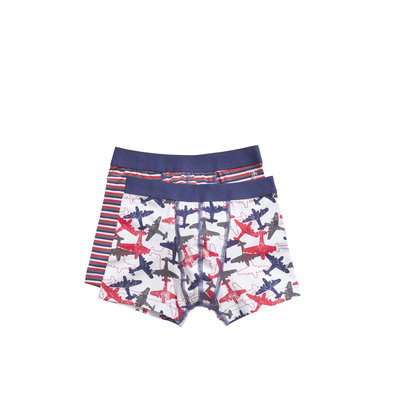 Ten Cate Boys 2-Pack Boxer Blauw/Rood 30828 | 19943