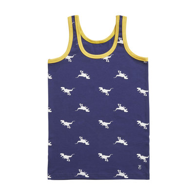 Ten Cate Boys 2-Pack Singlet Blauw/Geel 30827 | 19946