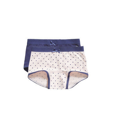 Ten Cate Girls 2-Pack Short Navy/Roze 30826 | 19948