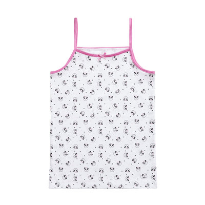 Ten Cate Girls 2-Pack Spaghetti Shirt Fuchsia/Wit 30825 | 19949
