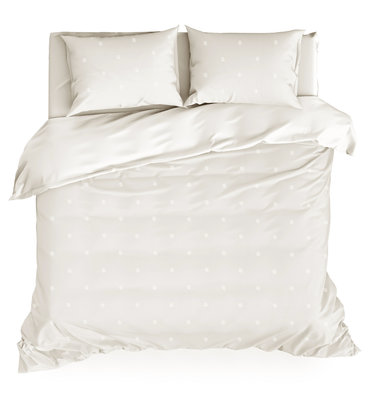 Livello Dekbedovertrek Daisy Offwhite 20373