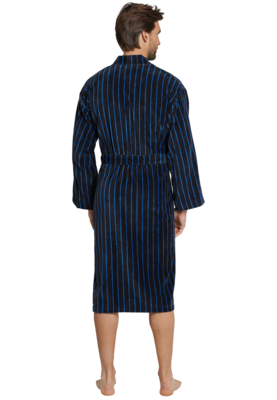 Schiesser Heren Badjas Donkerblauw 142106-803 | 20369