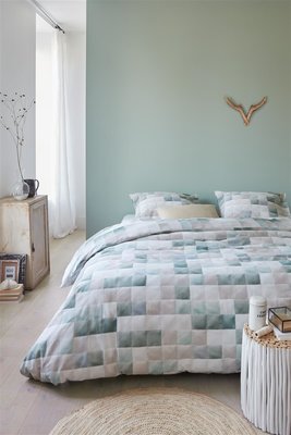 Ariadne At Home Dekbedovertrek Colours Blue Green 20645