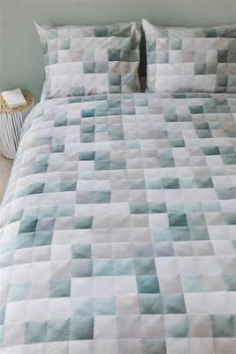 Ariadne At Home Dekbedovertrek Colours Blue Green 20645
