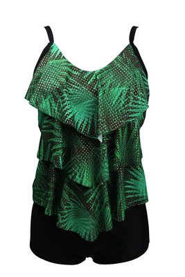 Mila Dames Tankini Green-Black 23A-31219H | 20672