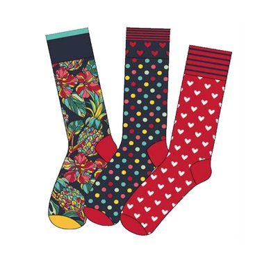 Apollo Heren Sokken Rood / Blauw 20407