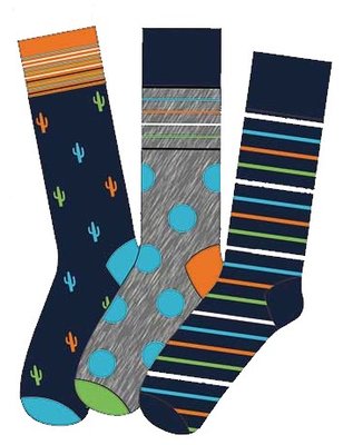 Apollo Heren Sokken Oranje / Blauw 20409