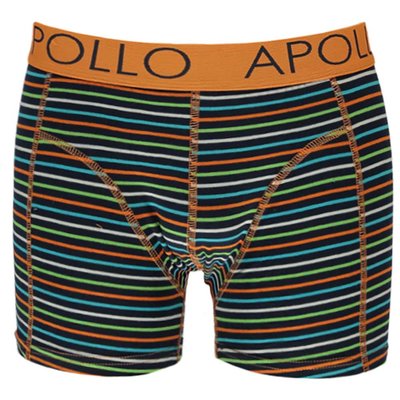 Apollo Boxershorts 2-pack Oranje / Blauw 20403