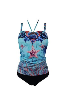 Mila Dames Tankini Turquoise-Navy 23A-31213CH | 20674