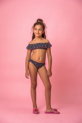 Lentiggini Meisjes Bikini Black/White 13A-31519H | 20661