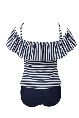 Lentiggini Tankini Navy/White 11A-31417H | 20691