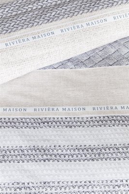Rivièra Maison Dekbedovertrek Woven Nature Grey 20882