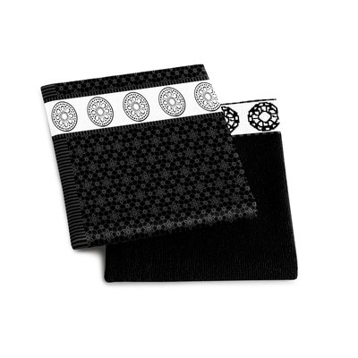 DDDDD Keukendoek Lace Black 10964