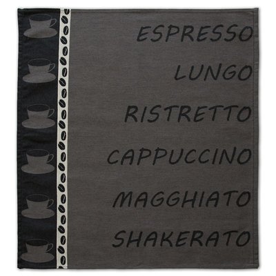 DDDDD Theedoek Ristretto Antraciet 11528