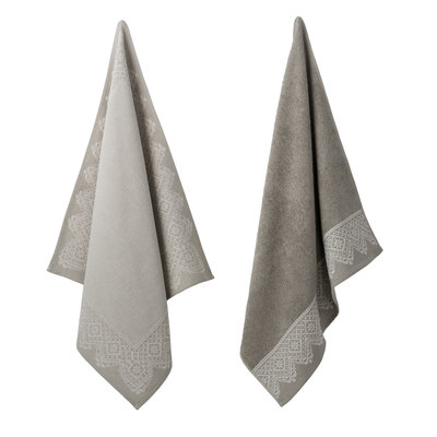 Elias Theedoek Lace Grey 1329/2329 | 19399