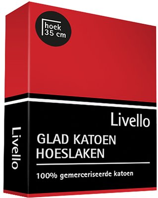 Livello Hoeslaken Katoen Rood 11786