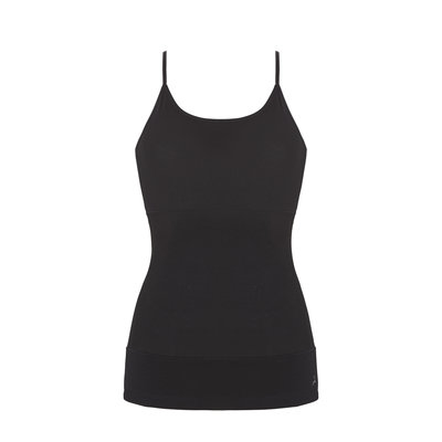Ten Cate Shapewear Cotton Control Spaghetti Shirt Zwart 30550 | 12719