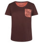 Charlie Choe Dames Shirt Brown V43107-38 | 26191