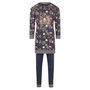 Charlie Choe Meisjes Pyjama Long Pullover Set Blauw Bloemen F41018-41 | 25018