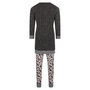 Charlie Choe Meisjes Pyjama Long Pullover Set Zwart Panter F41027-41 | 25019