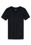 Schiesser Men Long Life Soft T-Shirt V-hals Blue Black 155630 | 15512
