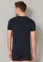 Schiesser Men Long Life Soft T-Shirt V-hals Blue Black 155630 | 15512