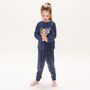 Charlie Choe Meisjes Velours Pyjama Navy U45015-41 | 27220