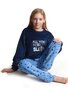 Cocodream Meisjes Velours Pyjama Blauw 331365 | 27119