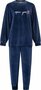 Lunatex Meisjes Velours Pyjama Navy 14-4038 | 27085