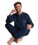 Outfitter Heren Velours Pyjama Blauw 451319 | 27113