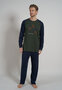 Tom Tailor Heren Pyjama Groen/Blauw 71288-4009 | 27126