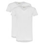 Ten Cate Men Basics T-Shirts V-Neck 2-Pack White 32299 | 26937